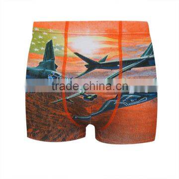 MGOO Factory Made Custom Printed Mens Underwear Cotton With Sublimation Boxer Brief For Men photo-3
