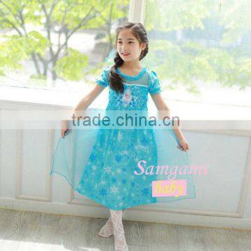 fashion new summer girls dresses kids dress for 3-8 years kids casual dress