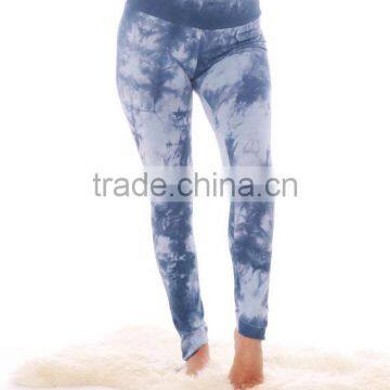 Light Blue Digital Print Leggings Fashion Full Sublimation Printed Leggings Galaxy Yoga Pants Sport Wear Yoga Clothes