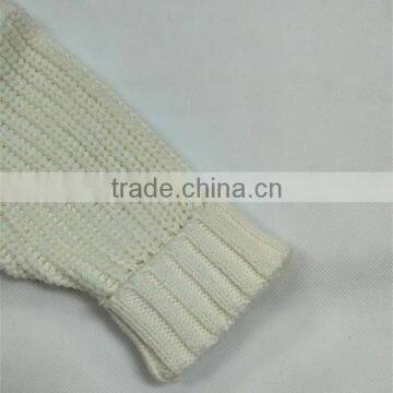 In-stock Salior Collar Short Sleeve Belt Knitted Girls Cardigan Sweater photo-3