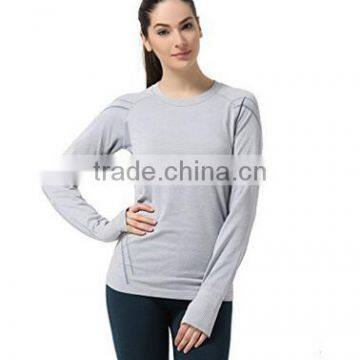 Women's Seamless Top Sports Base Layer Long Sleeve Shirt photo-2