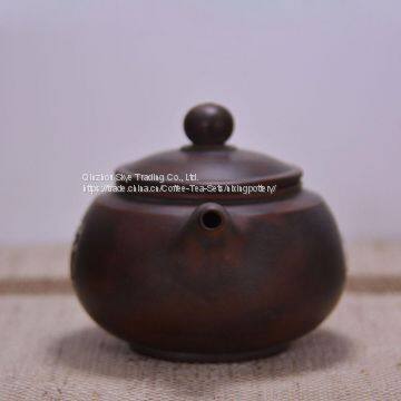 China Pure Hand Engraving Rabbit Clay Tea Pot Coffee Pot photo-4