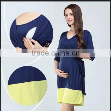 Fashion Modal maternity pregnant dress pregnancy clothes maternity wear