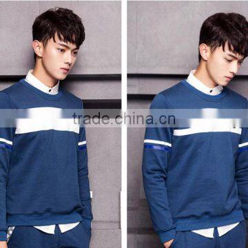 Teenagers Autumn Tide Male Hoodie Sets Round Collar Male Money Academy for Sports Leisure Wind Thin Coat of Cultivate One's Mora photo-2