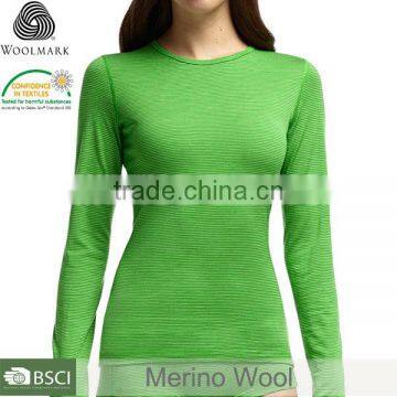 Wholesale merino wool cheap thermal underwear women