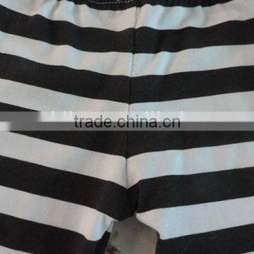 2017 Seasons New Designs Baby Girls Comfortable Pants Kids Girls Stripe Cotton Capris photo-3