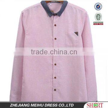 Pointed Collar Spandex Fabric Mens Shirt Dress Shirt photo-2