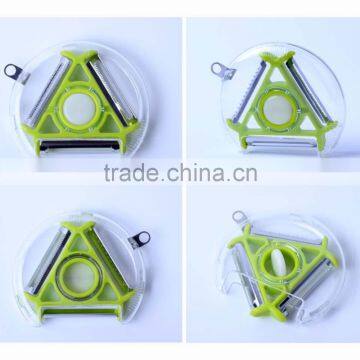 Multifunctional 3 in 1 Kitchen Peeler Grater Slicer Cooking Tools Vegetable Potato Peeler Zester Cutter Rotatable Utensil KC1072 photo-5