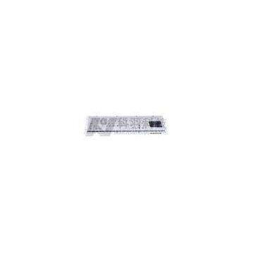 Industrial Waterproof Metallic Keyboard With Touchpad For Kiosk , NEMA4 , IK7