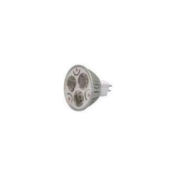 GU10 MR16 DC 12V / 24V Dimmable Led Spotlight 3 X 1W high effciency for decoration