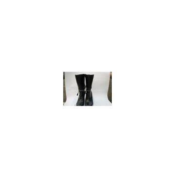 YSL wedge boots