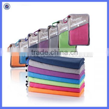 Customized emboss microfiber gym towel wholesale