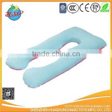 100% cotton U shape pregnant pillow maternity pillow