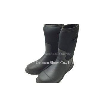 Half Neoprene Rubber Boots For Men