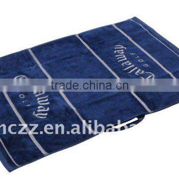 cotton embroidery floor towel