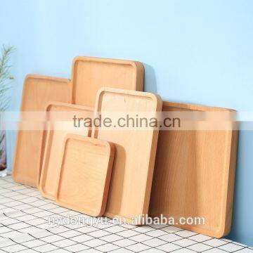 Beech Wood Desser Holder Tray / Tea and Coffee Holder Tray / Beech Breakfast Tray / Fancy Cofee Tray photo-2