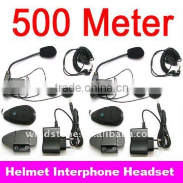 500 Meters Moto Headset Bluetooth Interphone System