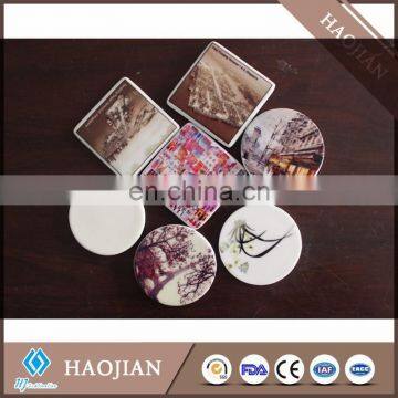 wholesale special sublimation printable blank ceramic fridge magnet