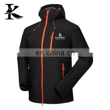 Men Water Resistant Hooded Softshell Jacket Empty Sport Hiking Jacket