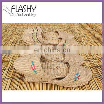 Wholesale kids straw slipper child shoes straw sandals 2016