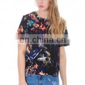 2014 lady's printed top