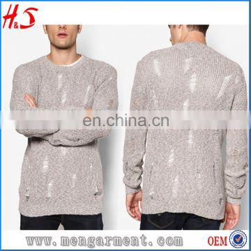 Fashion Sherpa Fleece Pullover Crew Neck Custom Christmas Sweaters Man Cashmere Men's Shrug Sweater