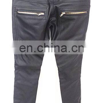 Ladies Fashion Tight Fitting Sexy Stretch Lamb Leaather Pants photo-6