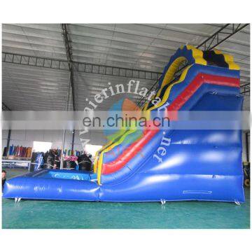 2017 Aier Guangzhou Attractive Commercial Medium Blue Waterslide/best Quality Inflatable Water Slide for Kids photo-3