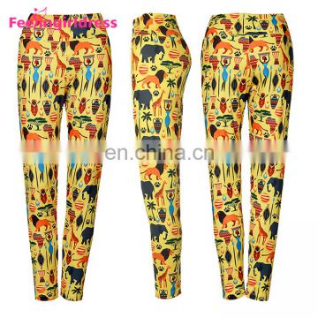 No Moq Work Out High Waist Soft Brushed Ladies Tights Woman Custom Leggings