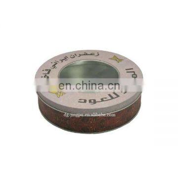 High quality eco-friendly transparent clear pvc window tins