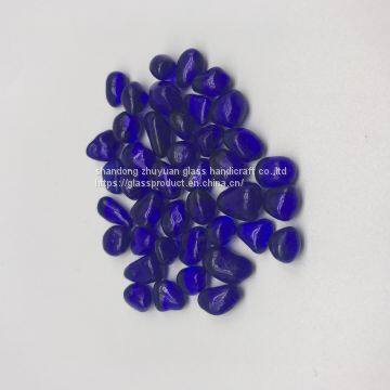 China factory swimming pool landscaping decoration cobalt blue glass bead aggregates