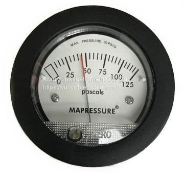 different types of pressure gauges cheap differential pressure gauge test kit 0~500pa 66mm