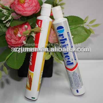 Aluminum Foil Sealing Laminated Toothpaste Tube With Flip Top Cap