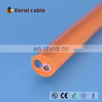 2 cores PUR jacket flexible cable robot cable customized for power offer