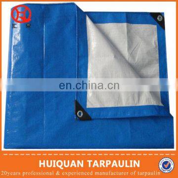 China wholesale,protective polyethylene tarp,240g Blue PE tarpaulin with reinforced gommets