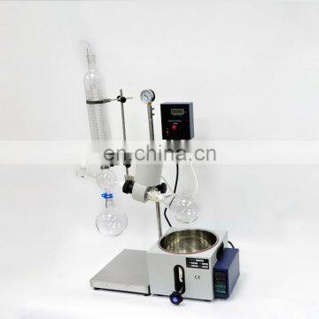 rotovap 2l mini alcohol distillator glass vertical tube evaporator