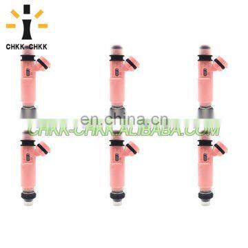 6x 23250-20030 23209-0A020 23250~0A020 fuel injector for car 3.0L 1MZ 2001~2004