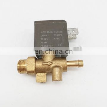 ZCQ-20B-20 2 way NC brass Co2 Argon Arc Mig Tig Automatic welding machine steam valve , push pipe 6.5mm x male thread M12x1