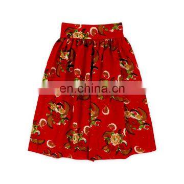 Custom Baby Girls Petal Skirts Colorful Prints Fabric Children Girl Maxi Skirt photo-4