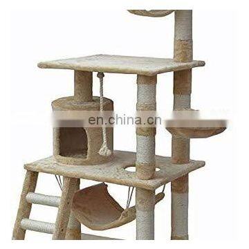 High Quality Cat Tree for Big Cats Solid Wood Cat Climbing Frame Cat House Tree photo-3