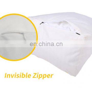 Wholesale Cartoon Design Soft Triangle Wedge Bolster Cushion Pillow Bed Reading Backrest Cushion For Sofa Office Chair photo-4