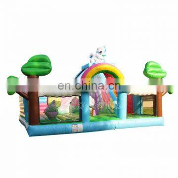 Unicorn Land Inflatable Bouncy Castle Bouncer Kids Children Playground Jumping Castles