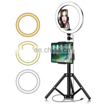 New Cross-border Photography Live Support 10 Inch Led Fill Light 26cm Anchor Self-portrait Beauty Fill Light photo-2