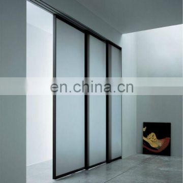 SELL 4-20mm thick glass pocket doors interior high quality glass door