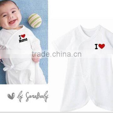 Infants Baby Clothes Soft cotton I LOVE PAPA&MAMA pattern Baby Romper Jumpsuit bodysuit