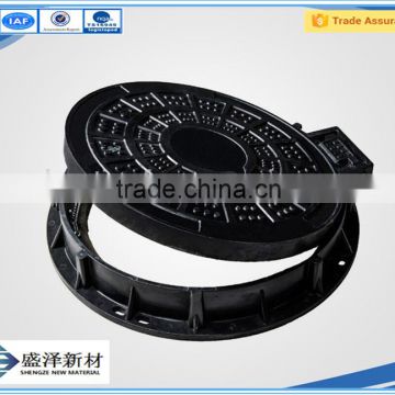 fiberglass glass fiber composite manhole cover and frame