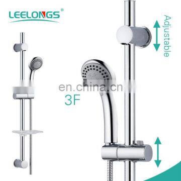 Movable Support Bathroom Sliding Shower Set with 3way handheld shower