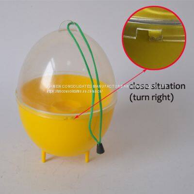 Outdoor Plastic Wasp Bee Hornet Hanging Bottle Trap Fly Catcher photo-3