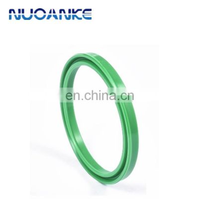 NBR Black Rubber Piston Rod Seal Ring FKM Brown Cup Hydraulic USH Oil Seal For High Temperature