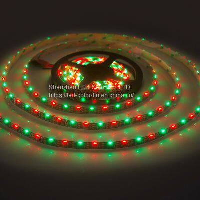 60 LEDs Side Emitting 020 RGB Ws2811 Addressable Rgb Led Strip photo-2